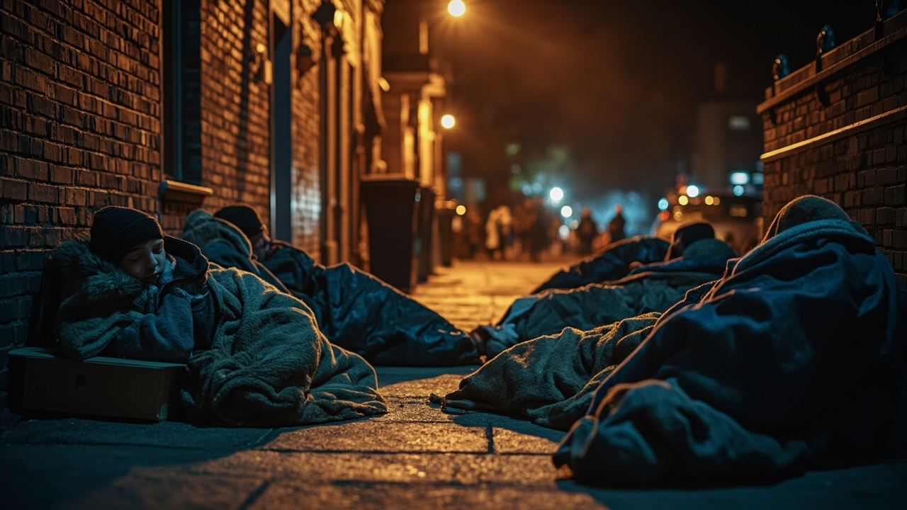 Volunteers spending night outdoors to support homeless organization